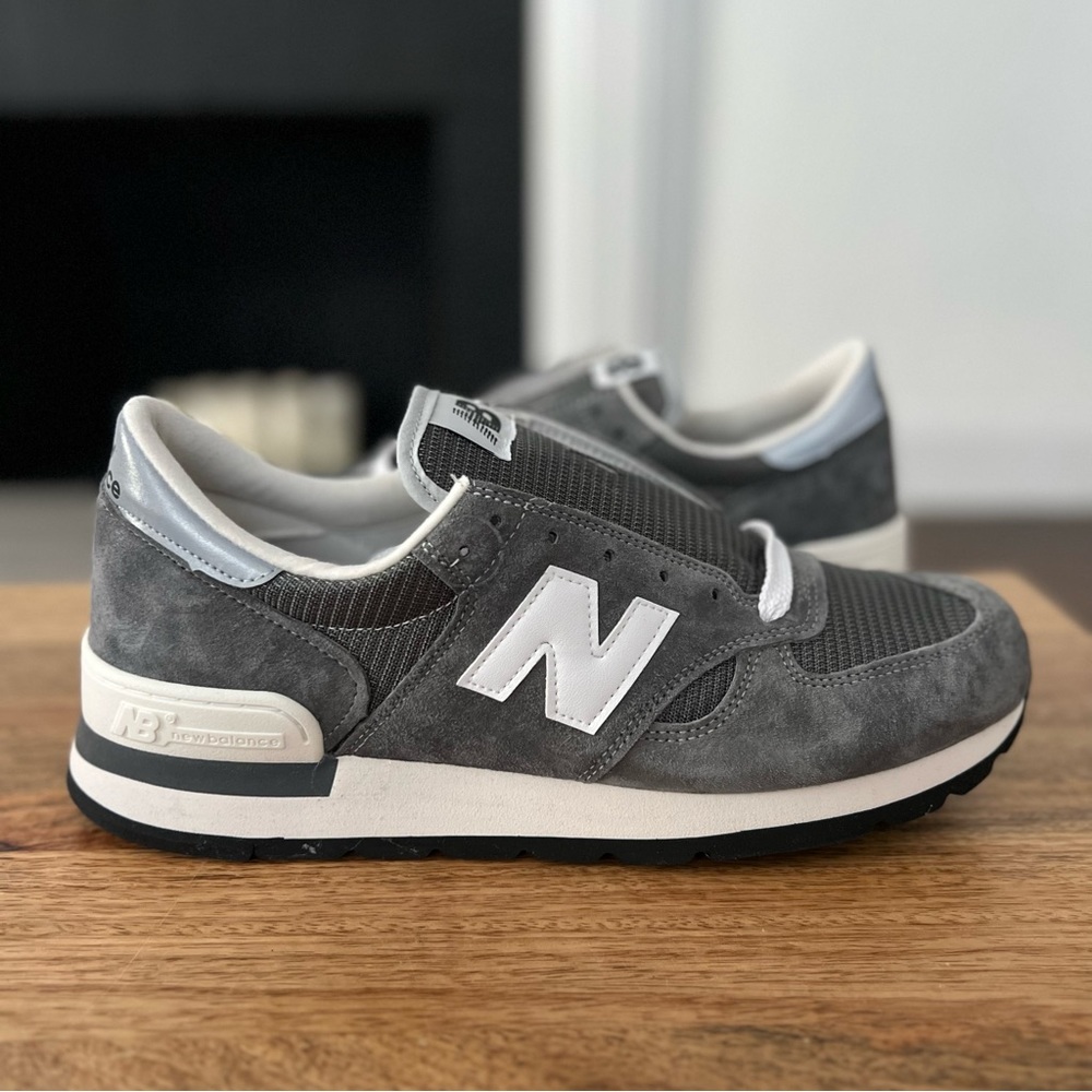 Mens Size 4 - New Balance 990v1 Made In USA - Grey - (M990GR1)